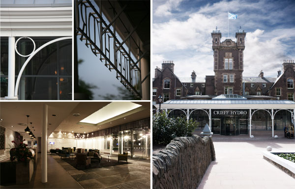 Entrance Crieff Hyrdro Hotel